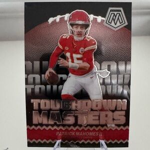 2024 Patrick Mahomes Panini Mosaic Touchdown Masters card